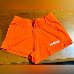 Hooters Vintage Vibrant Orange Athletic Shorts/Size XXS